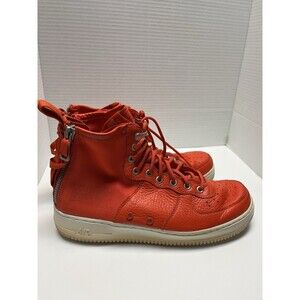 Nike SF Air Force 1 Mid Orange Basketball‎ Sneakers Men’s Size 10 | 917753-800